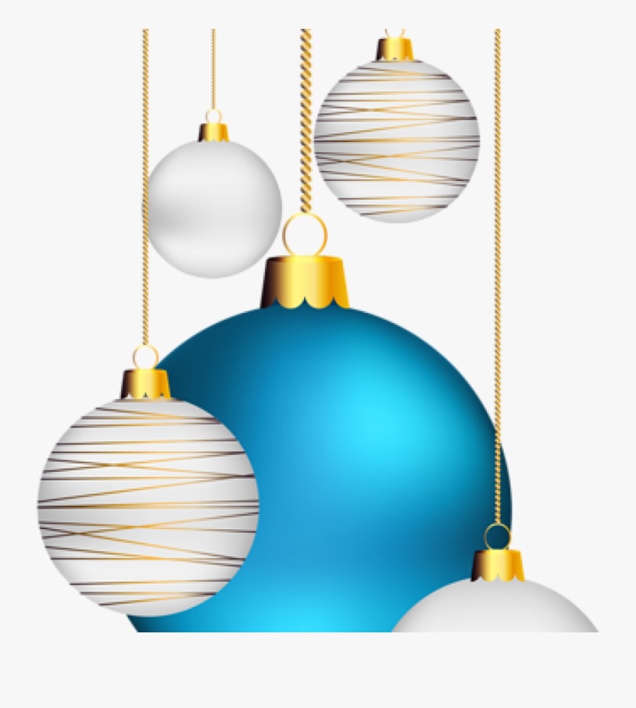 Holiday Ornaments Clipart Christmas Balls Transparent - Blue Christmas Balls Png, Transparent Clipart