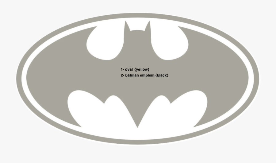 New Batman Symbol Stencil Clipart Library Png Batman - Transparent Batman Logo Png, Transparent Clipart