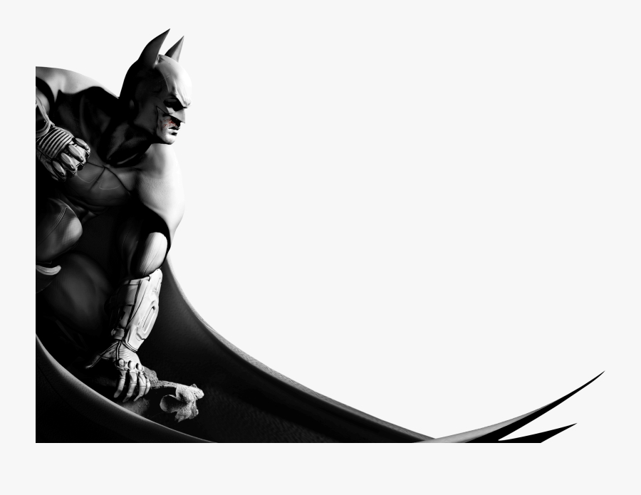 Transparent Knight Clipart Black And White - Batman Arkham City, Transparent Clipart