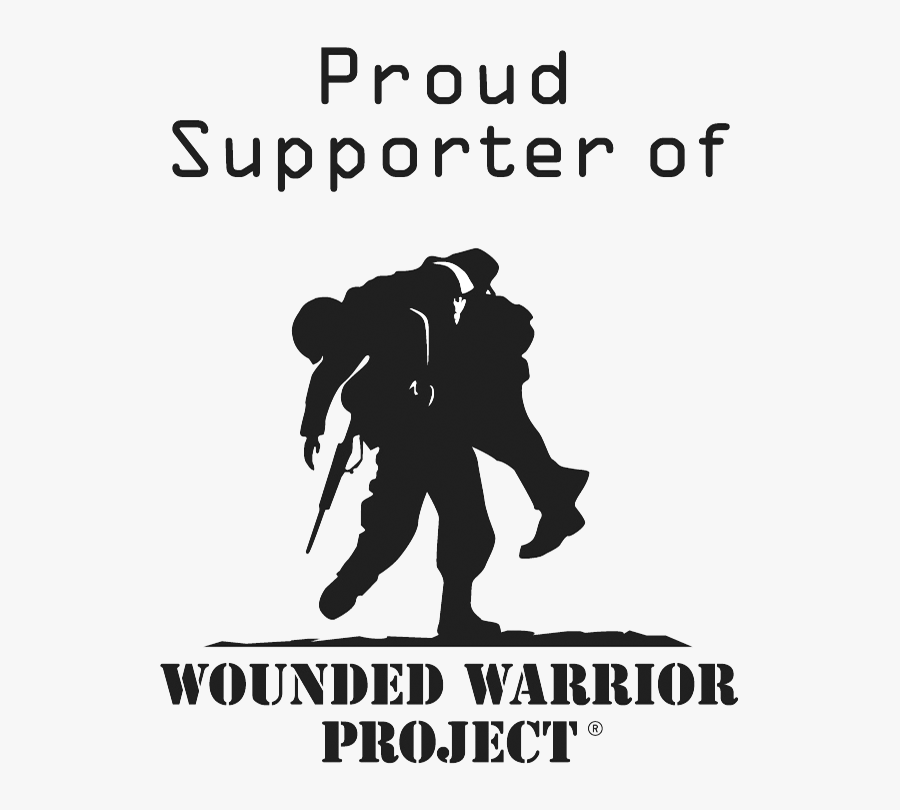 Proud Supporter Of Wounded Warrior Project, Transparent Clipart