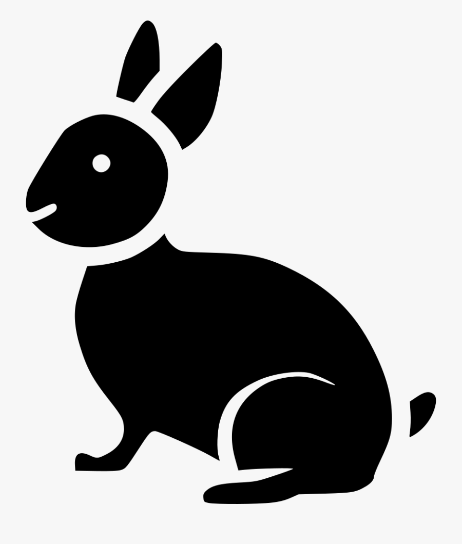 Bunny Rabbit Cute Happy Animal Png Icon Free Download - Cute Animal Icon Png, Transparent Clipart