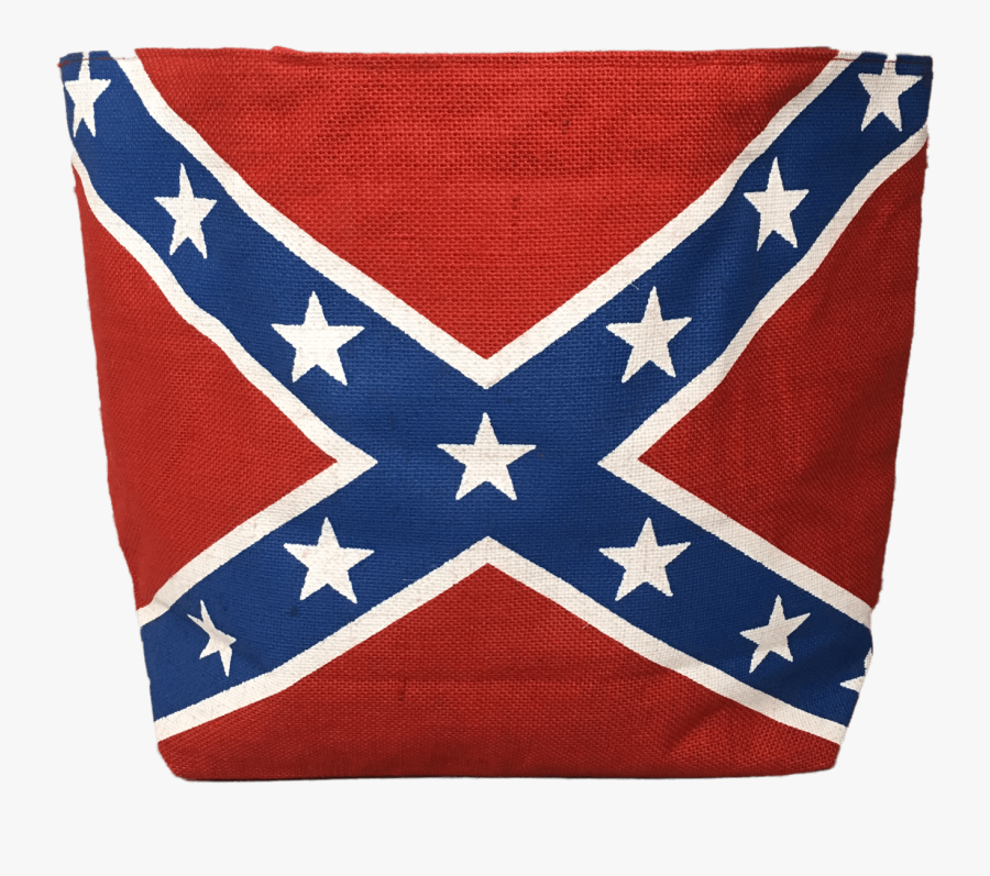 Canvas Rebel Flag Toteaccessoriesthe Dixie Shop - Confederate Flag In A Circle, Transparent Clipart