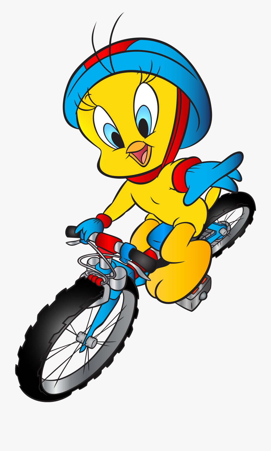 Bugs Bunny On A Bicycle, Transparent Clipart