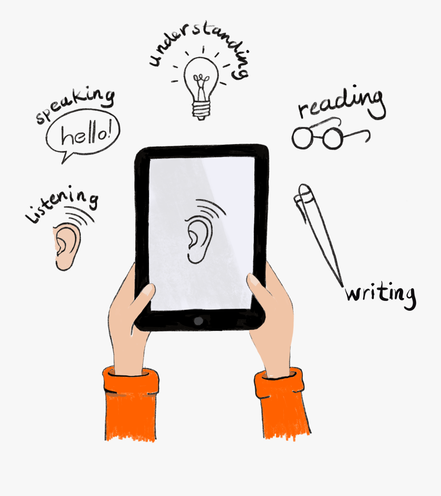 Listening"
 Data-animate="fadeinleft - Illustration, Transparent Clipart