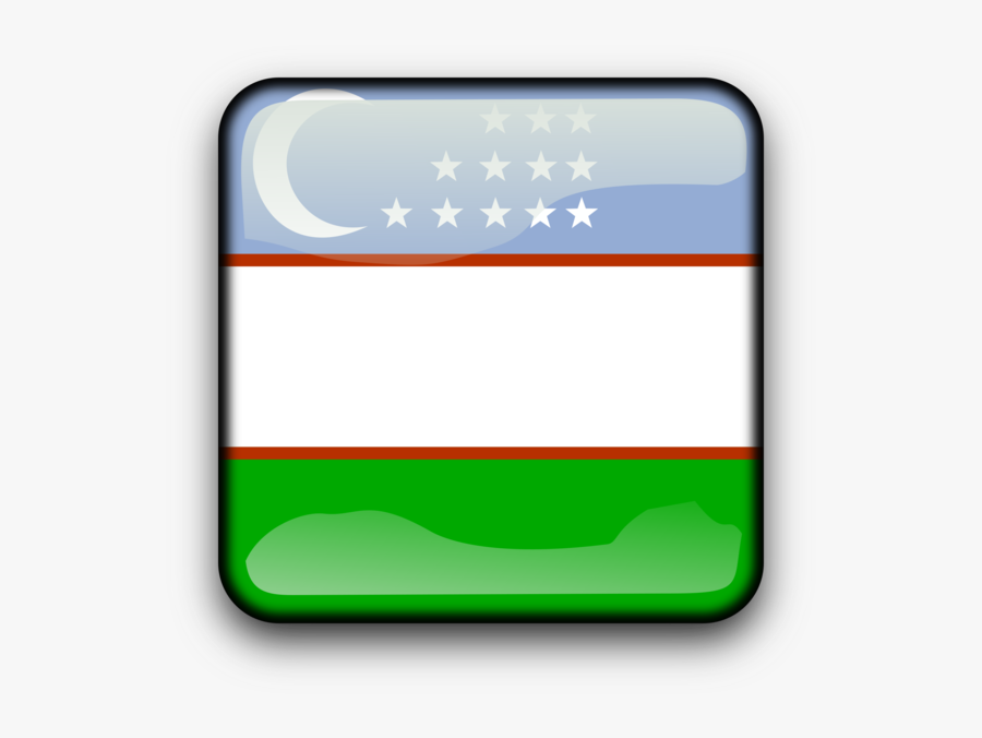 Grass,telephony,green - Flag Of Uzbekistan, Transparent Clipart