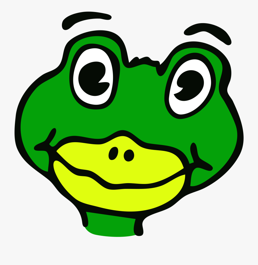 Sad Clipart Toad - Lizard Head Clip Art, Transparent Clipart