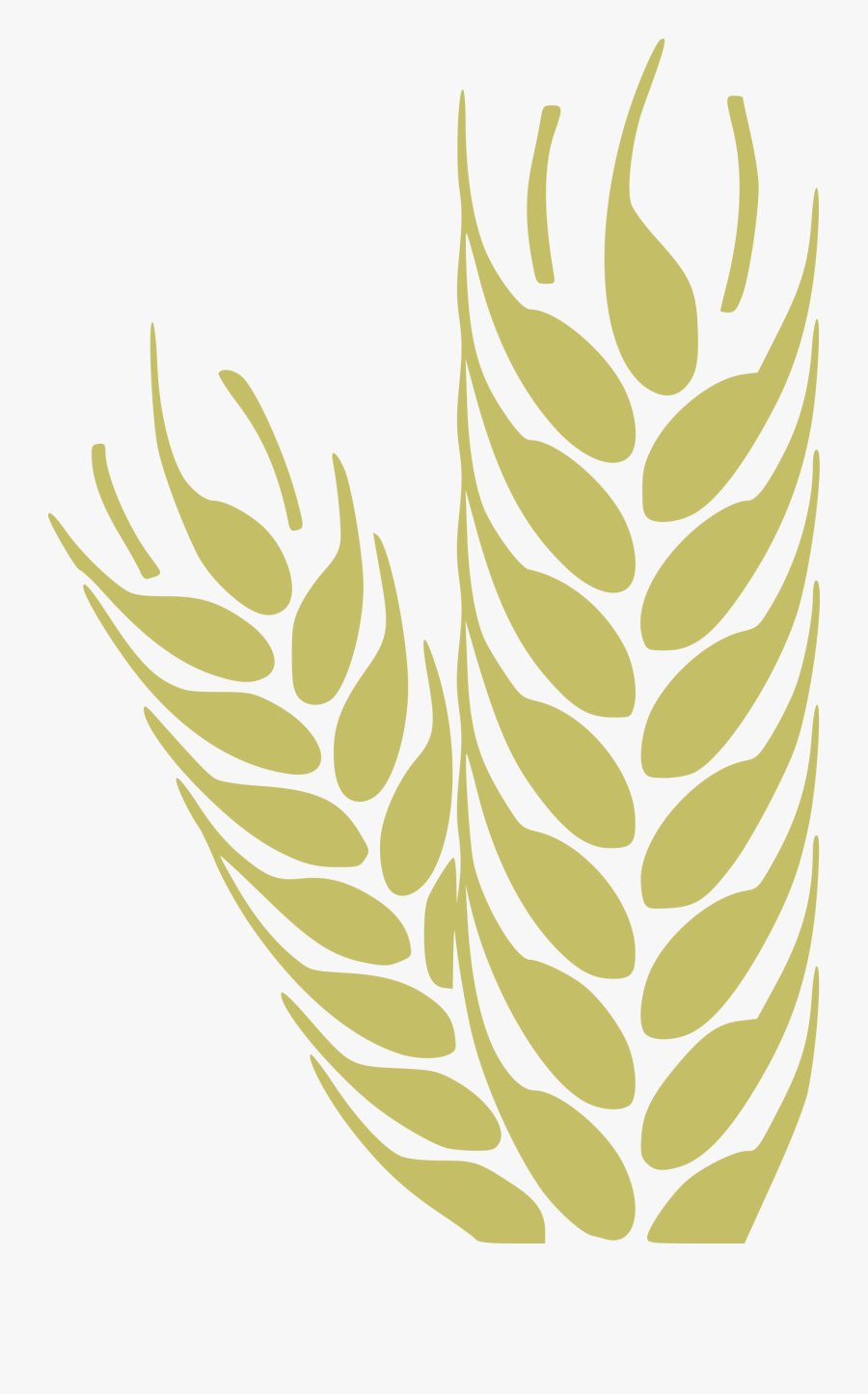Wheat Trigo Icons Png - Agriculture Visiting Card Design, Transparent Clipart