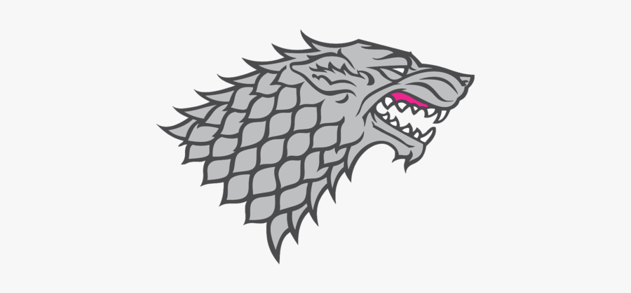 Head House Eddard Stark Logo Bran - Stark House Logo Png, Transparent Clipart