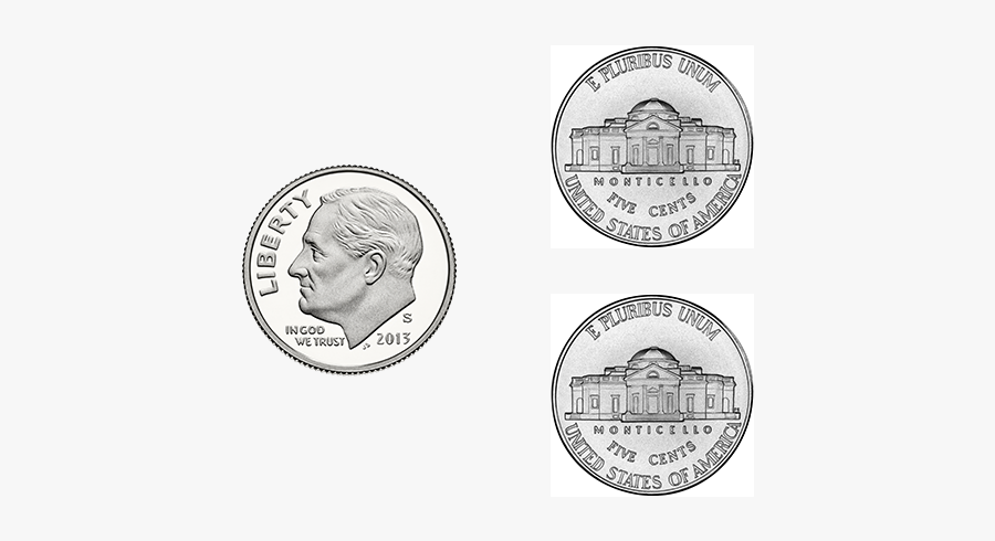 Measurement Same But Different Ten Cents - Sketch, Transparent Clipart