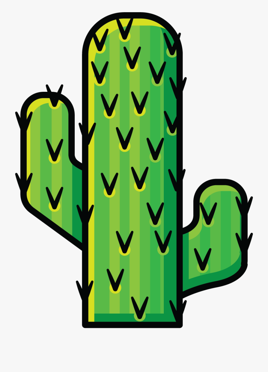 Transparent Cactus Clipart - Cactus Emoji Png, Transparent Clipart