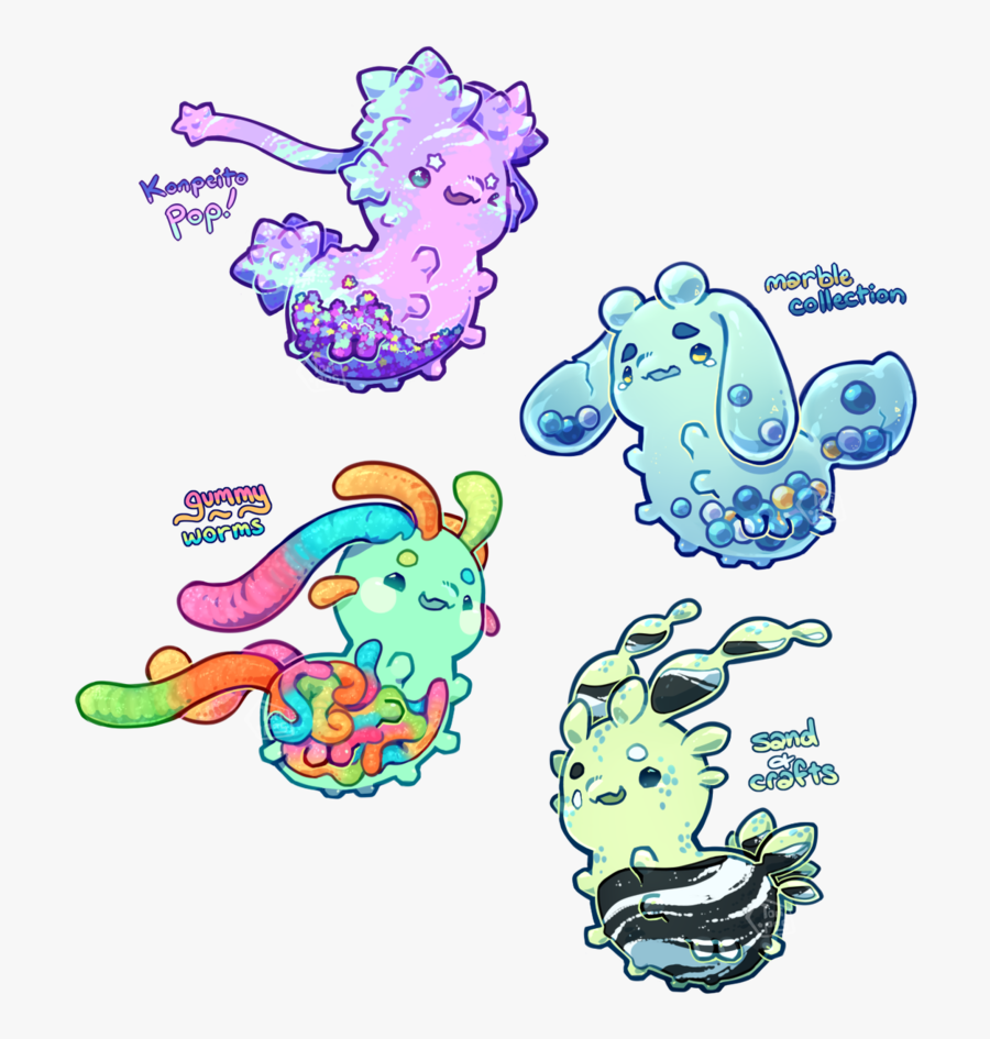 Jar Clipart Marble - Cute Chibi Creatures Bases, Transparent Clipart