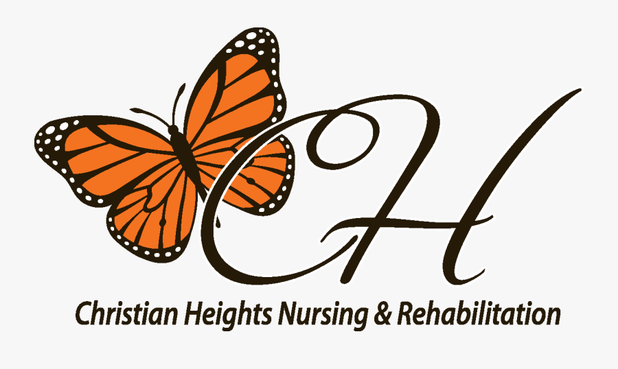 Christian Heights Nursing & Rehabilitation [logo] - Monarch Butterfly, Transparent Clipart