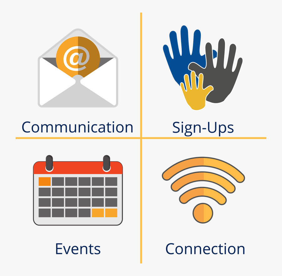 Communicate - Silueta Comunidad, Transparent Clipart