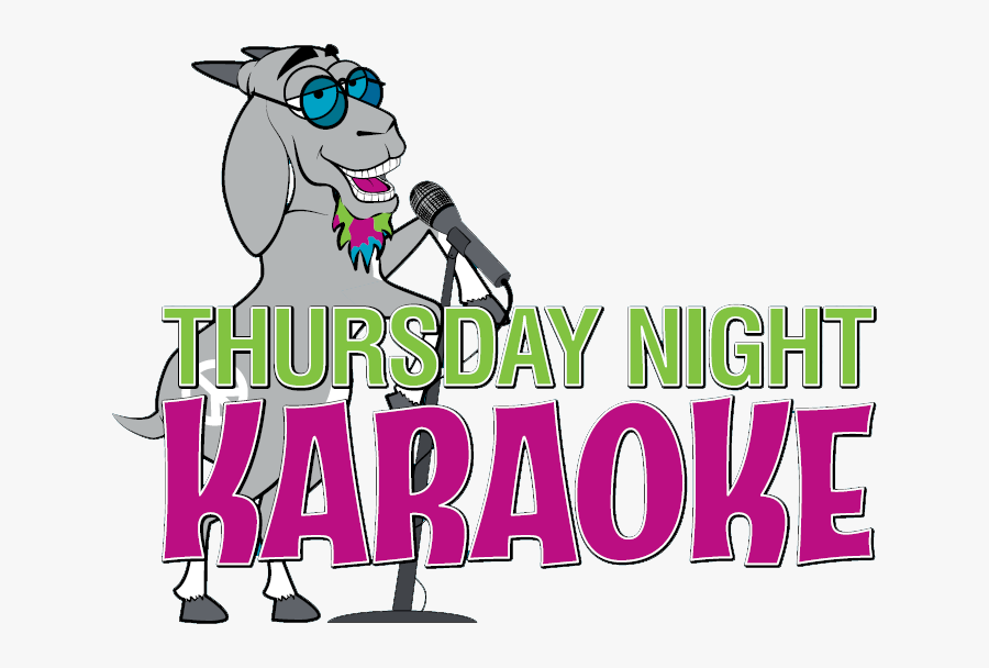 Groovy Goat Thursday Karaoke - Cartoon, Transparent Clipart
