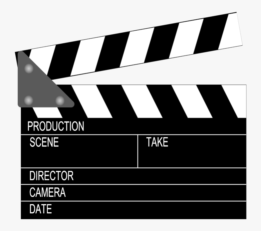 Clipart - Movie Clapper Board, Transparent Clipart