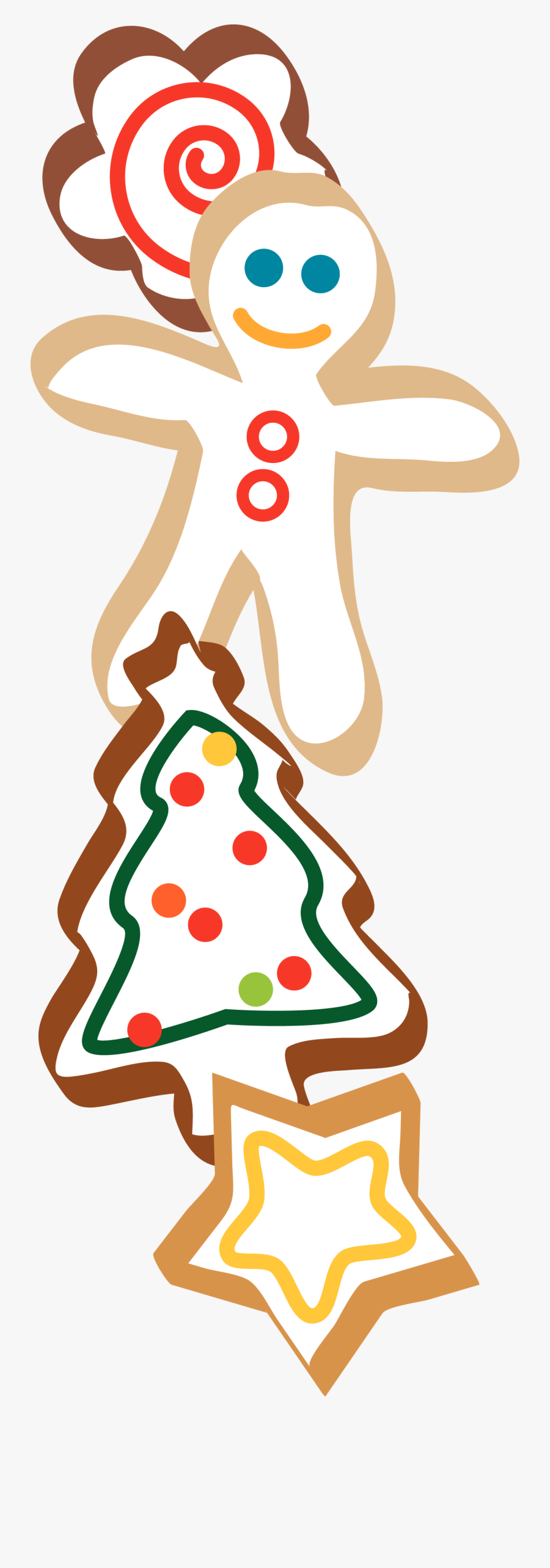 Christmas Cookie Clip Art, Transparent Clipart