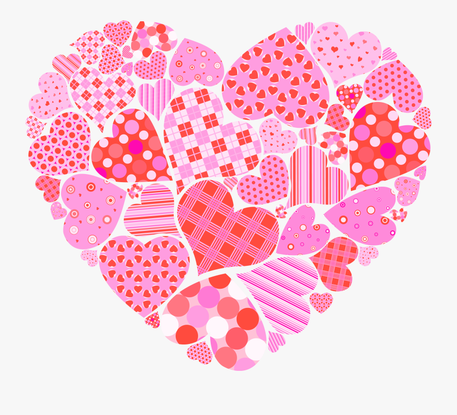 Valentines Day Hearts Clip - Valentines Day Clipart Png, Transparent Clipart