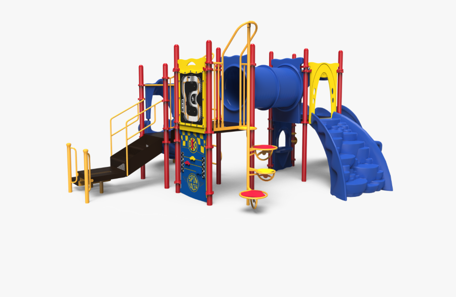 Playground Clipart Tube Slide - Playground, Transparent Clipart