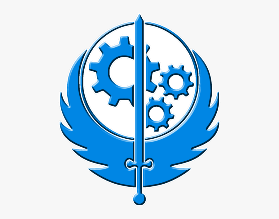 Tsc - Midwest Brotherhood Of Steel Symbol, Transparent Clipart