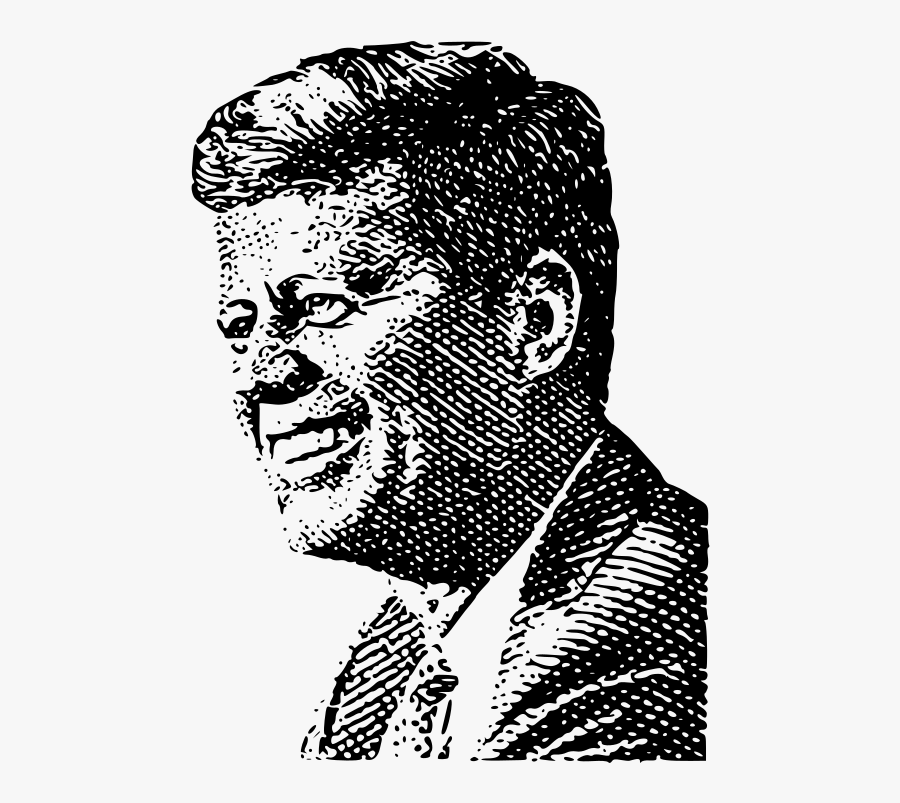Kennedy Starship Clipart Icon Png - John F Kennedy Stamp, Transparent Clipart