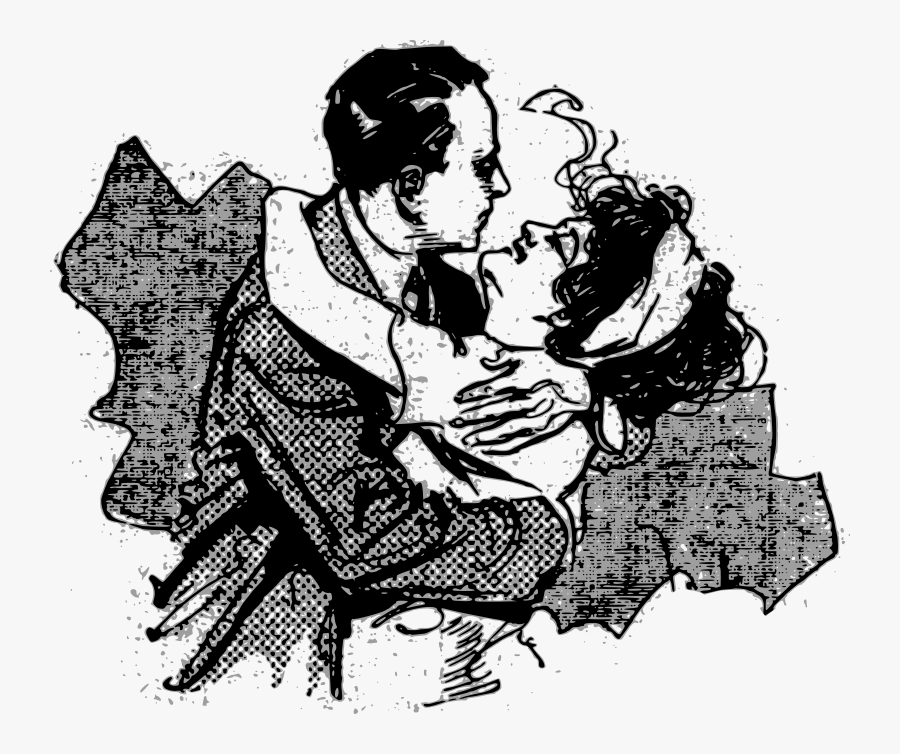 Passionate Embrace - Affection Worksheets, Transparent Clipart