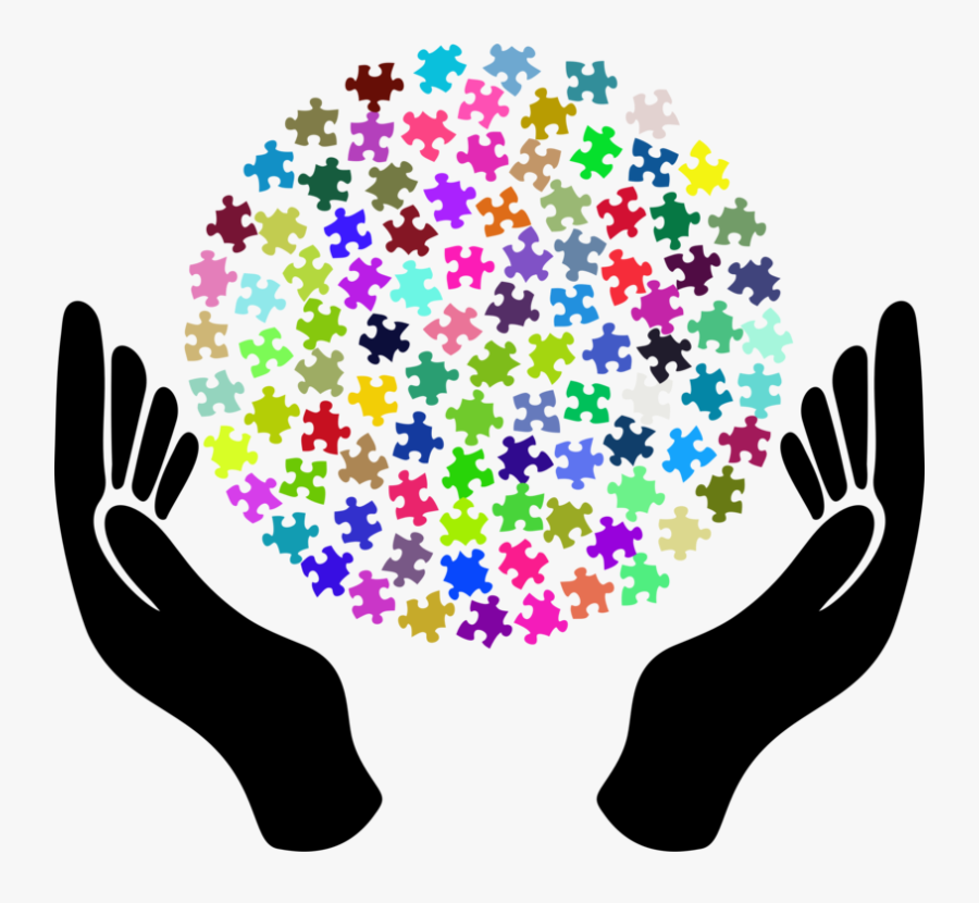 Thumb,hand,finger - Puzzle Pieces Clip Art, Transparent Clipart