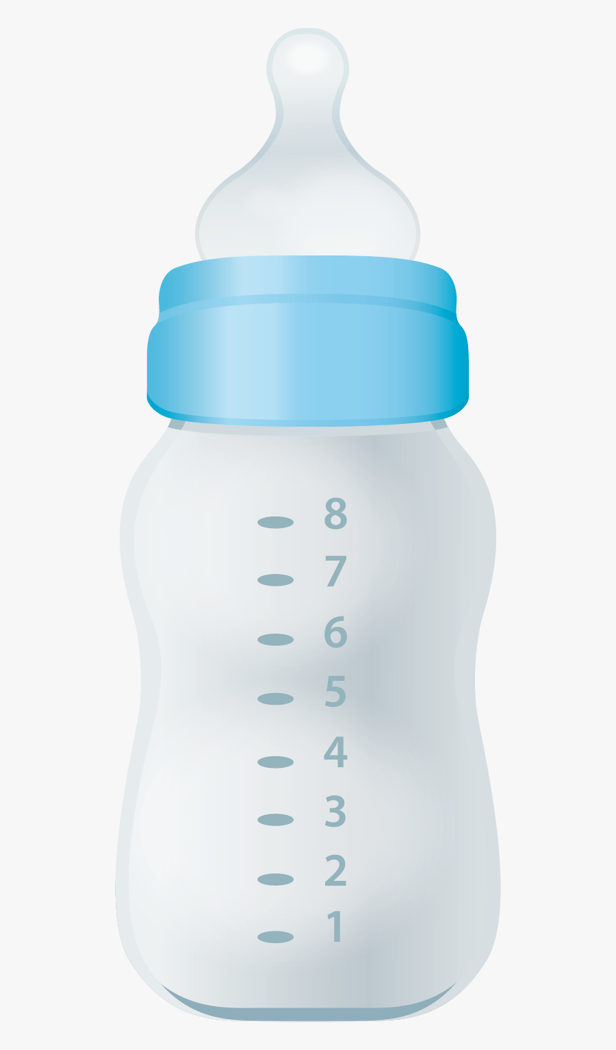 Baby Bottles Milk Plastic Bottle - Plastic Bottle, Transparent Clipart
