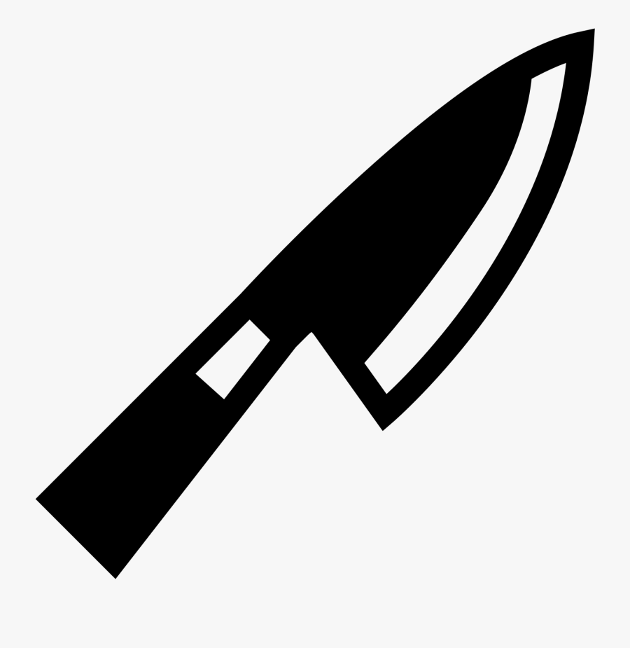 Filled Icon Free Download - Chef's Knife Icon Transparent, Transparent Clipart