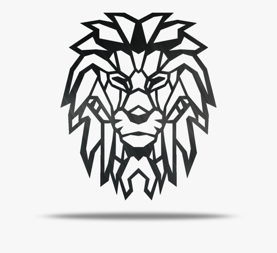 Geometric Lion Metal Wall Art Lakewood Metal - 2d Art 3d Print, Transparent Clipart