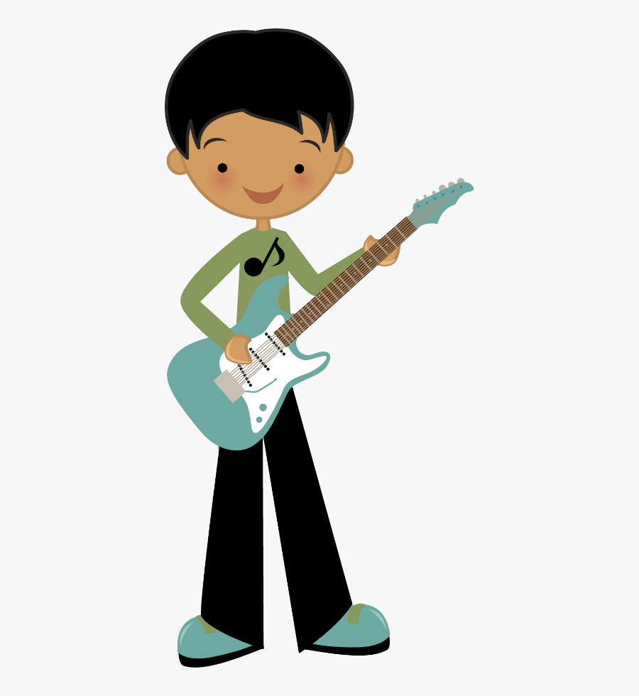 Flashcard Playing The Guitar Clipart , Png Download - Play The Guitar Flashcard, Transparent Clipart