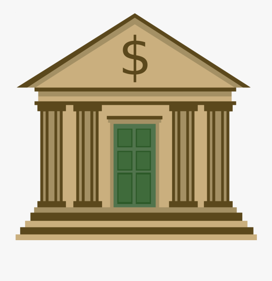 Money Background Home Transparent - Clipart Of A Bank, Transparent Clipart
