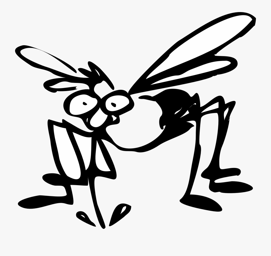 Transparent Mosquito Clipart Black And White - Mosquito Clipart, Transparent Clipart