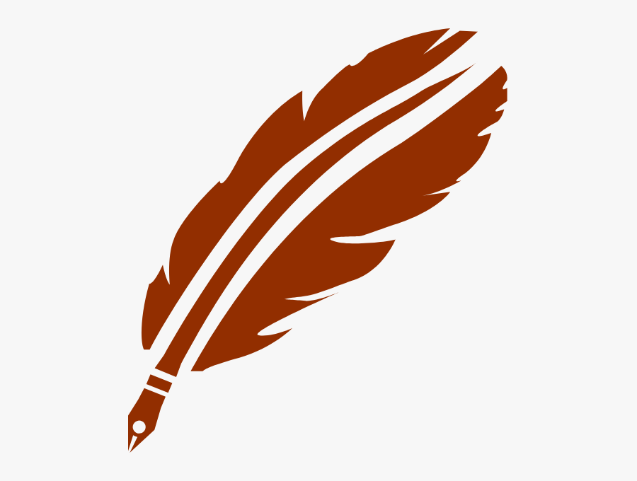 Feather Quill Png White Clipart , Png Download - Red Quill Png, Transparent Clipart