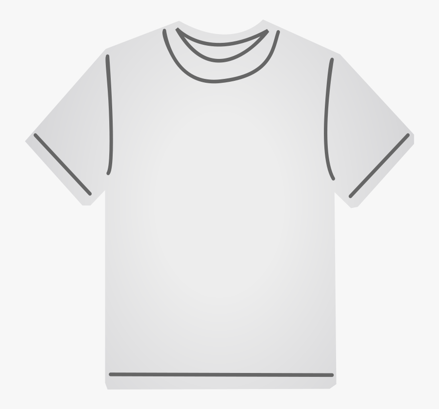Plain White T Shirt, Transparent Clipart