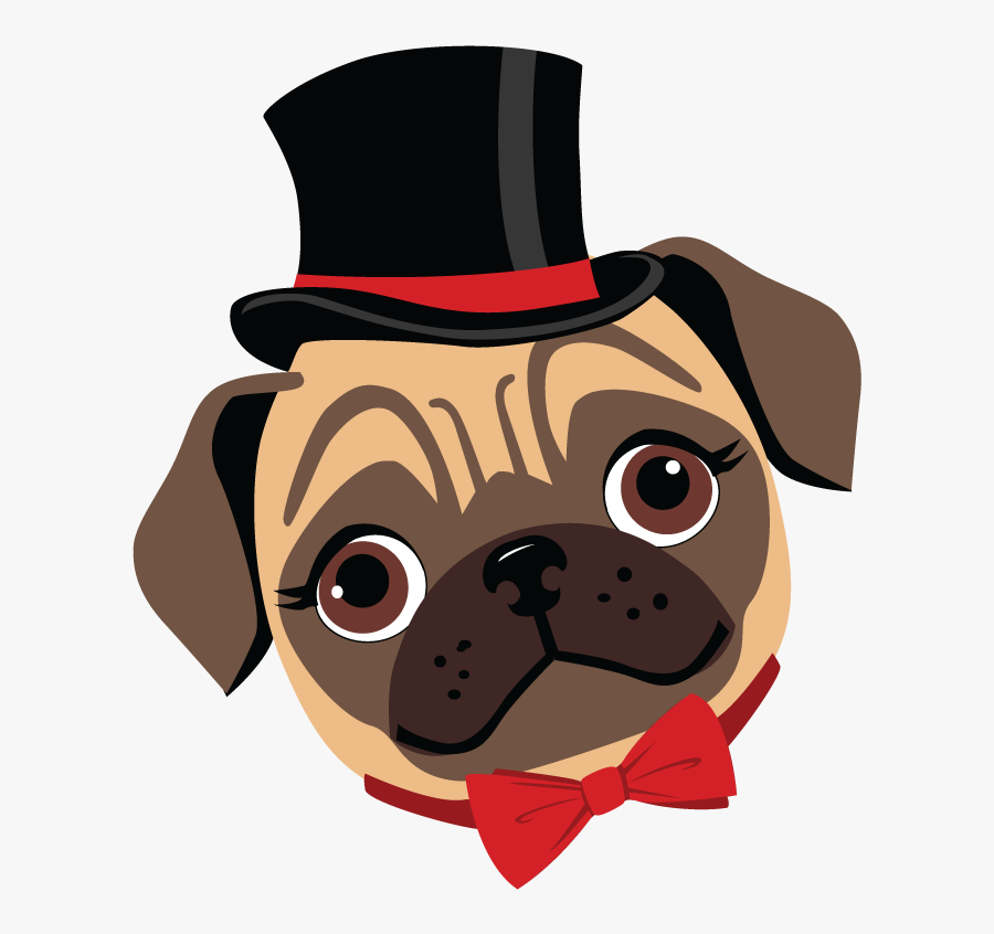 Pug Cartoon Png, Transparent Clipart