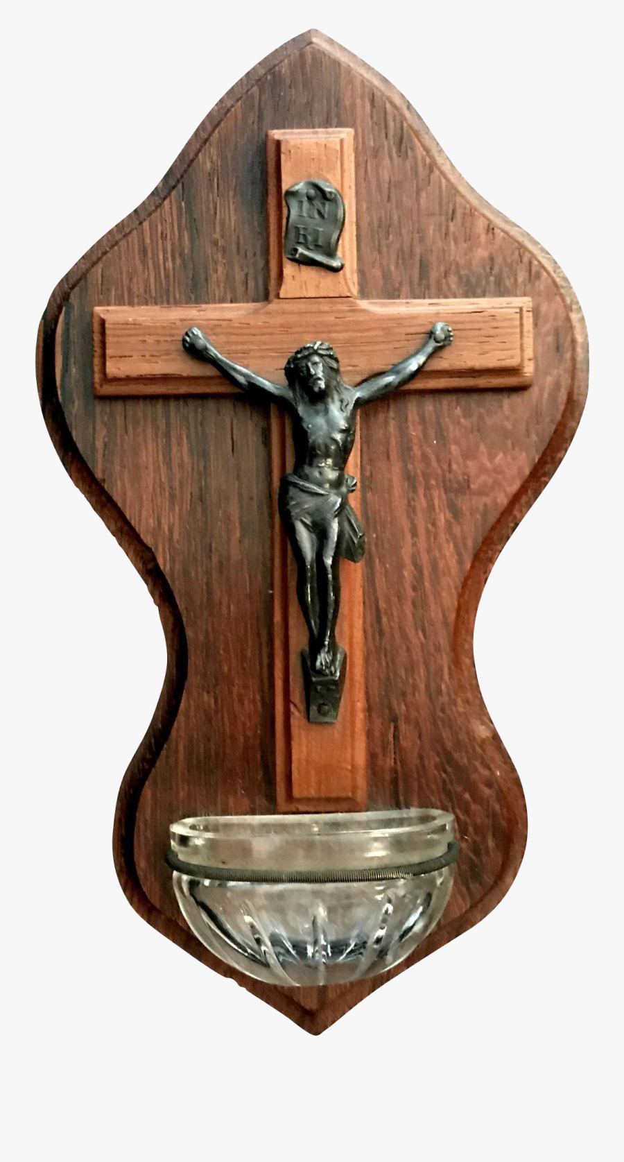 Beautiful Crucifix Holy Water Font - Portable Network Graphics, Transparent Clipart