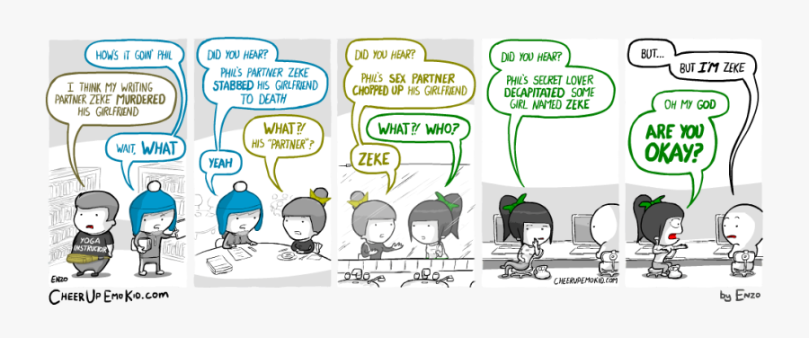 Ms Secret - Comic Strip Murder Funny, Transparent Clipart