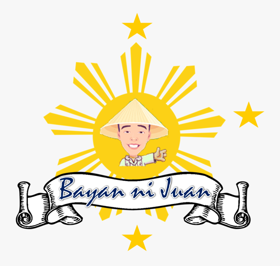 Bayan Ni Juan - Philippine Sun On Flag, Transparent Clipart