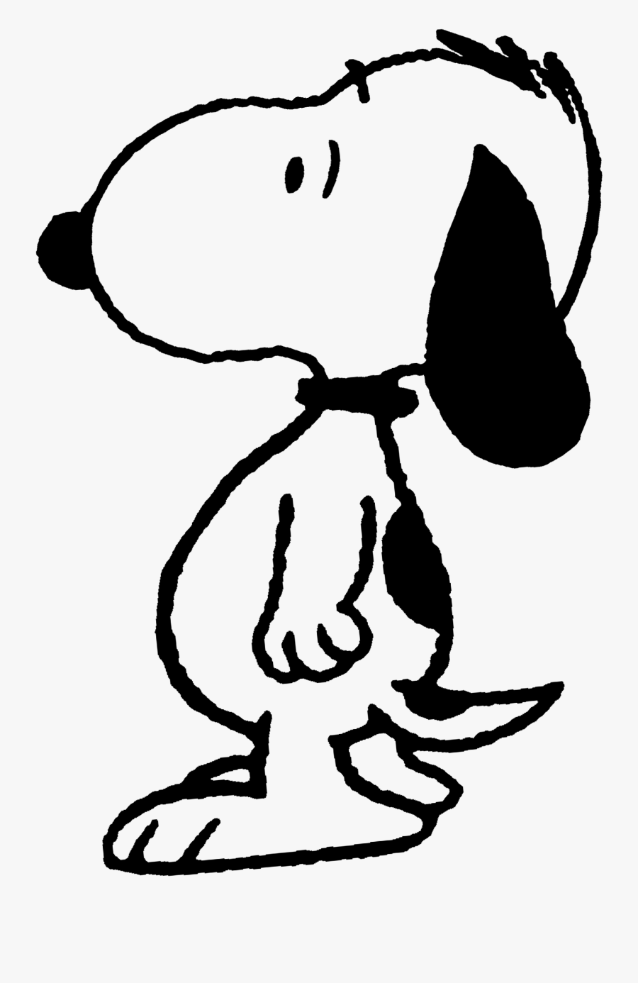 Peanuts Comics, Peanuts Snoopy, Woodstock, Character, - Snoopy De Perfil, Transparent Clipart