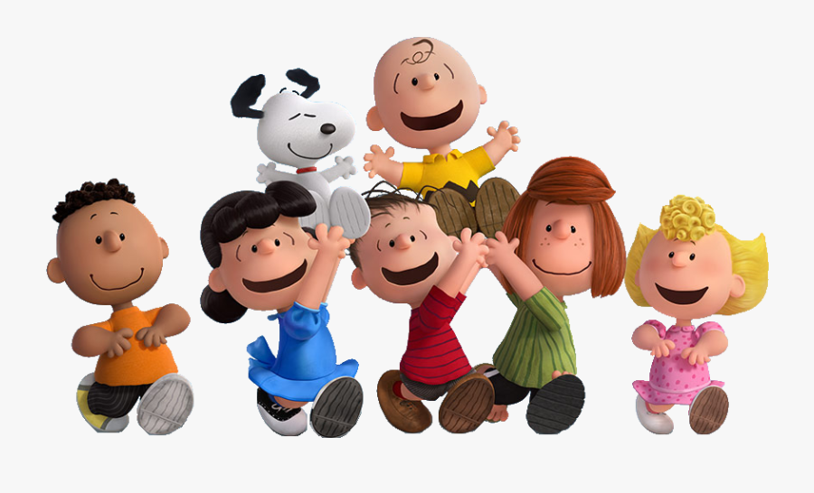 Peanuts Major Characters - Animated Happy Boss's Day, Transparent Clipart