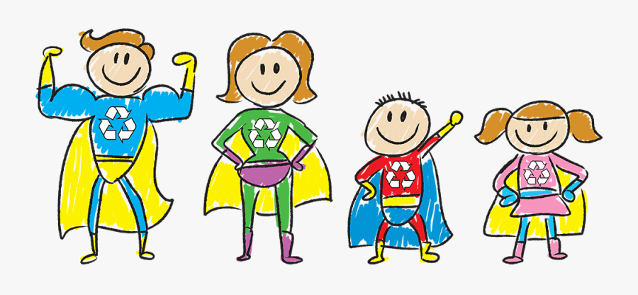 Transparent People Recycling Clipart - Recycle Cartoon Png, Transparent Clipart