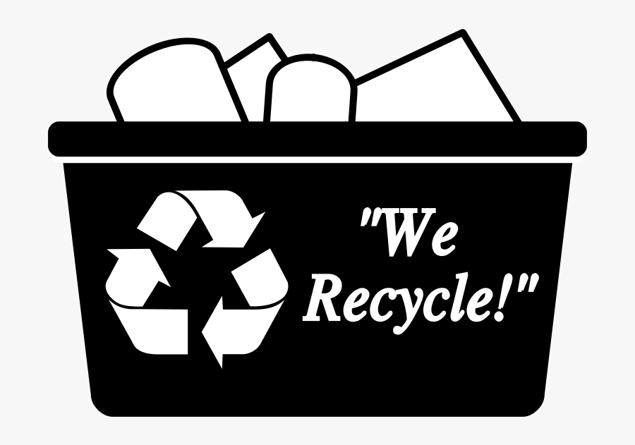 Recycling Bin Simple - Recycle Sign, Transparent Clipart