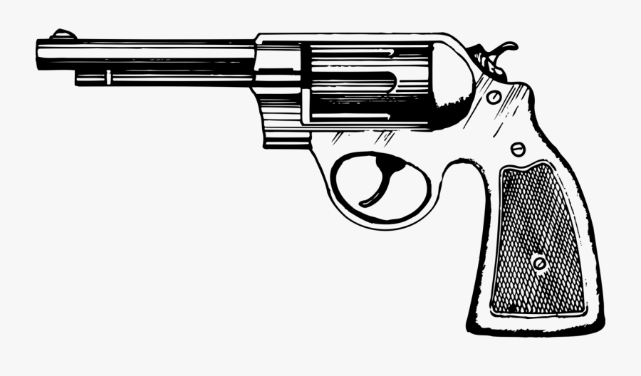 Gun Accessory,gun Barrel,ranged Weapon - Revolver Clipart, Transparent Clipart