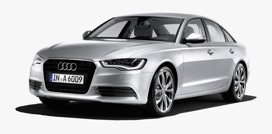 Grey Audi Sport - Audi A6 2012 Silver White Background, Transparent Clipart