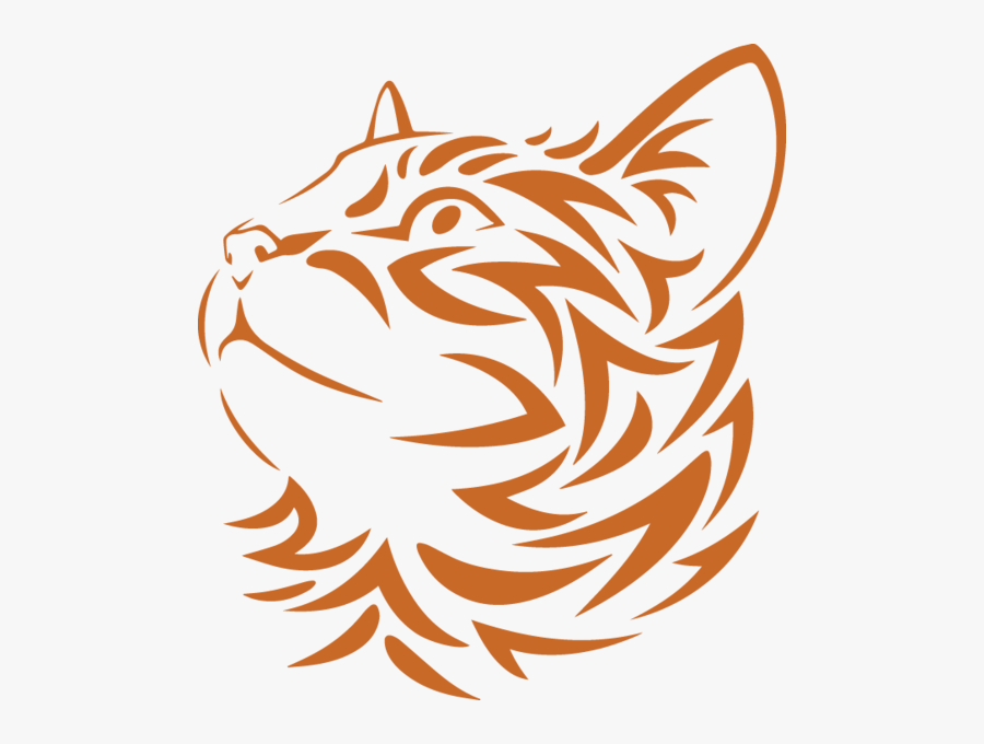 Wood Burning Cat Patterns, Transparent Clipart