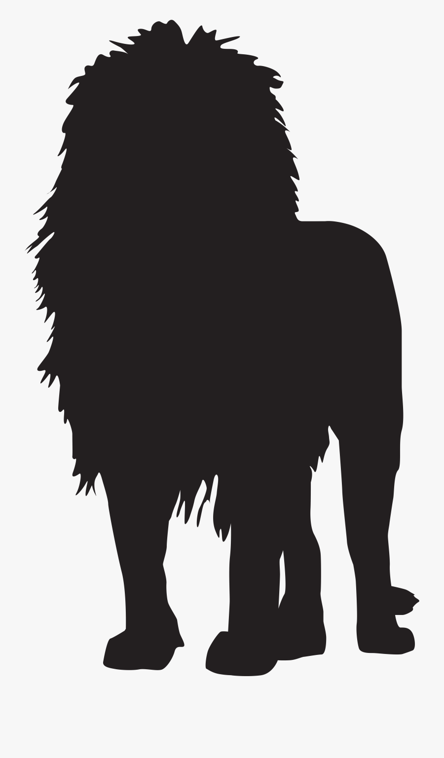 Lion Silhouette Scalable Vector Graphics Clip Art - Lion Silhouette Png, Transparent Clipart