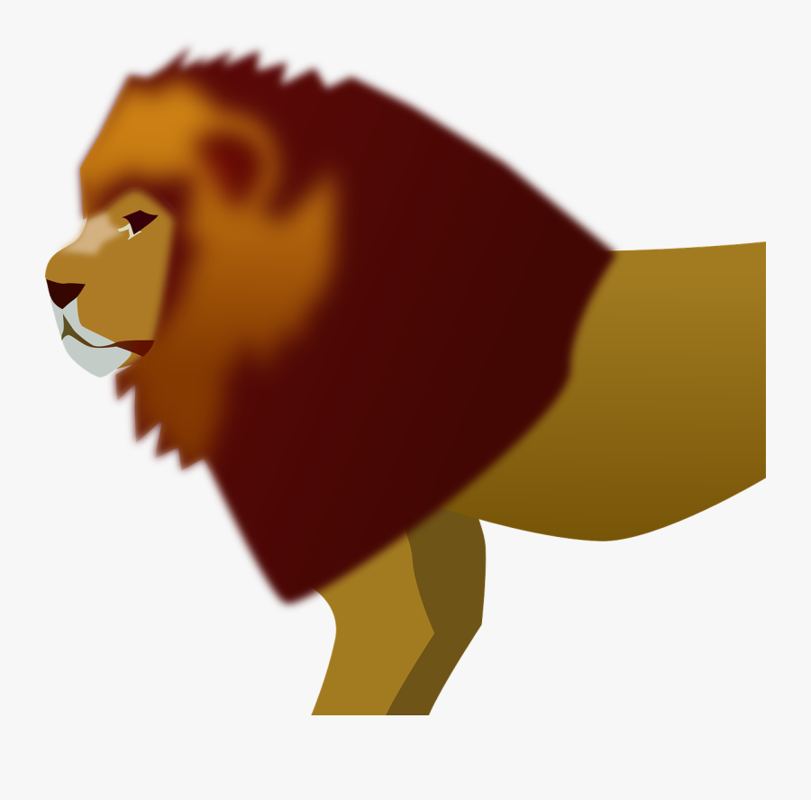 Lion Animal Mammal Free Photo - Lion Clip Art, Transparent Clipart