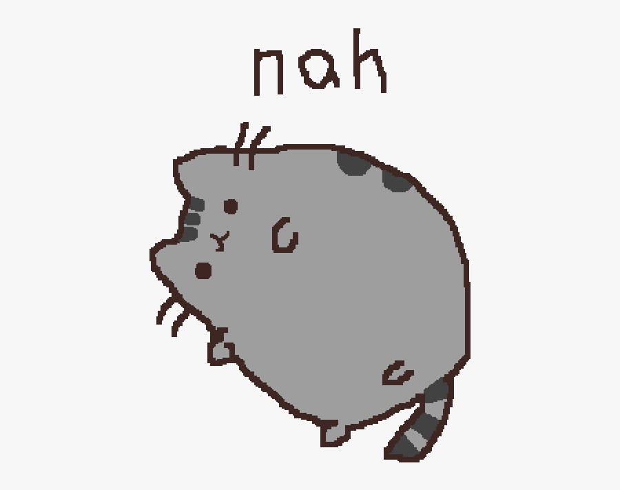 Pusheen Cat Cartoon Cute, Transparent Clipart