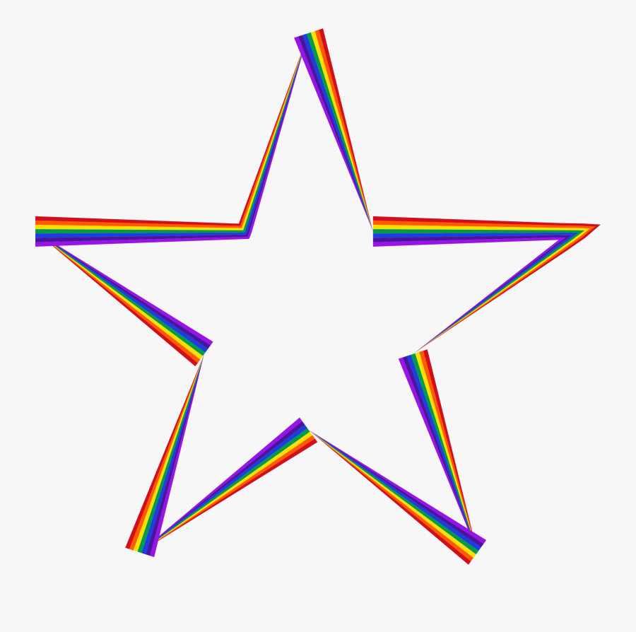Jpg Library Download Rainbow Stars Clipart - Portable Network Graphics, Transparent Clipart