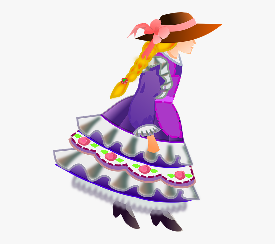Png Clipart Girl With Purple Hat Clipart, Transparent Clipart